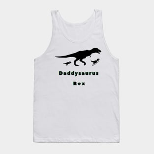 Daddysaurus Funny Fathers Day Gift Tank Top